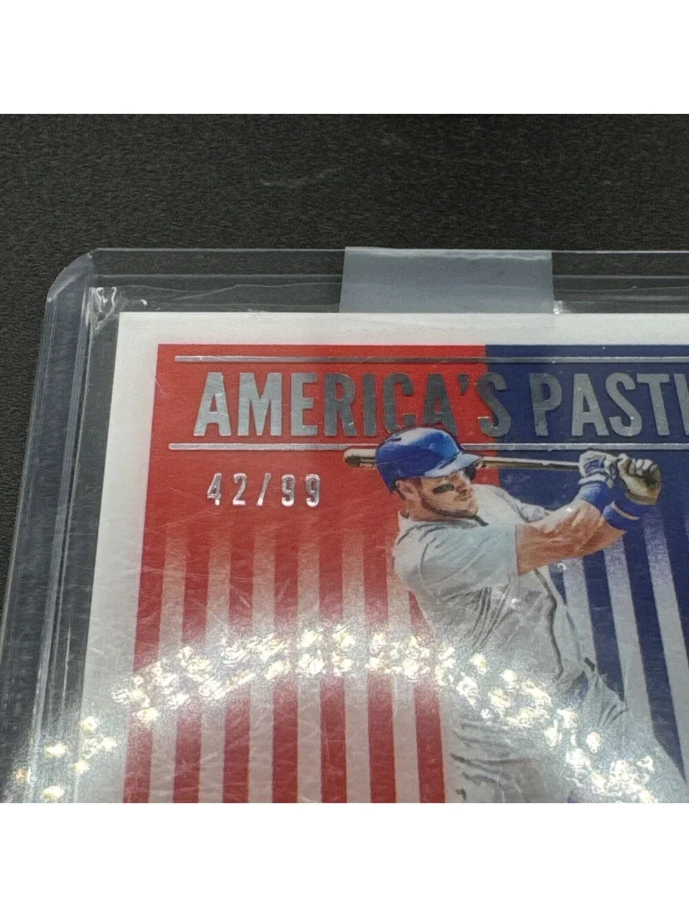 Patrick Wisdom America's Pastime No. AP-PW Panini 2019 Autographed 44/99